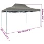 Faltzelt Pop-Up 3 x 4,5 m Anthrazit Faltzelt Pop-Up 3 x 4,5 m Anthrazit