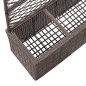 Hochbeet mit Rankgitter 3 Töpfe 83×30×130cm Poly Rattan Braun Hochbeet mit Rankgitter 3 Töpfe 83×30×130cm Poly Rattan Braun