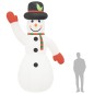 Aufblasbarer Schneemann mit LEDs 455 cm Aufblasbarer Schneemann mit LEDs 455 cm