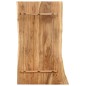 Tischplatte Massivholz Akazie 100x(50-60)x2,5 cm Tischplatte Massivholz Akazie 100x(50-60)x2,5 cm