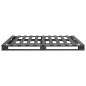 Palettenbett Grau Massivholz Kiefer 140×200 cm Palettenbett Grau Massivholz Kiefer 140×200 cm
