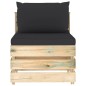 11-tlg. Garten-Lounge-Set mit Kissen Grün Imprägniertes Holz 11-tlg. Garten-Lounge-Set mit Kissen Grün Imprägniertes Holz
