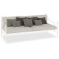 vidaXL Tagesbett-Rahmen Weiß Metall 90×200 cm vidaXL Tagesbett-Rahmen Weiß Metall 90×200 cm