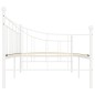 vidaXL Tagesbett-Rahmen Weiß Metall 90×200 cm vidaXL Tagesbett-Rahmen Weiß Metall 90×200 cm