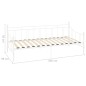 vidaXL Tagesbett-Rahmen Weiß Metall 90×200 cm vidaXL Tagesbett-Rahmen Weiß Metall 90×200 cm