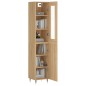 vidaXL Highboard Sonoma-Eiche 34,5x34x180 cm Holzwerkstoff vidaXL Highboard Sonoma-Eiche 34,5x34x180 cm Holzwerkstoff