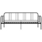 vidaXL Schlafsofa Bettgestell Schwarz Metall 90x200 cm vidaXL Schlafsofa Bettgestell Schwarz Metall 90x200 cm
