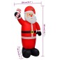vidaXL Weihnachtsmann Aufblasbar mit LEDs 300 cm vidaXL Weihnachtsmann Aufblasbar mit LEDs 300 cm