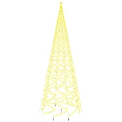 Weihnachtsbaum mit Erdnägeln Warmweiß 3000 LEDs 800 cm