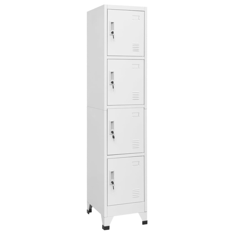 Schließfachschrank mit 4 Fächern 38x45x180 cm Schließfachschrank mit 4 Fächern 38x45x180 cm