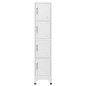 Schließfachschrank mit 4 Fächern 38x45x180 cm Schließfachschrank mit 4 Fächern 38x45x180 cm