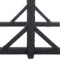Gartentisch Schwarz 110×53×72 cm Glas und Poly Rattan Gartentisch Schwarz 110×53×72 cm Glas und Poly Rattan