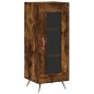 Highboard Räuchereiche 34,5x34x180 cm Holzwerkstoff Highboard Räuchereiche 34,5x34x180 cm Holzwerkstoff