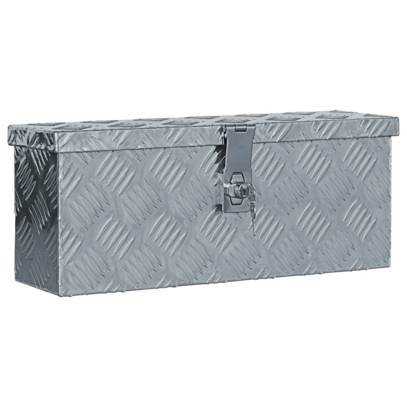 Aluminiumkiste 48,5 x 14 x 20 cm Silbern Aluminiumkiste 48,5 x 14 x 20 cm Silbern