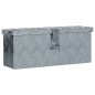 Aluminiumkiste 48,5 x 14 x 20 cm Silbern Aluminiumkiste 48,5 x 14 x 20 cm Silbern
