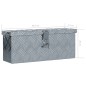 Aluminiumkiste 48,5 x 14 x 20 cm Silbern Aluminiumkiste 48,5 x 14 x 20 cm Silbern