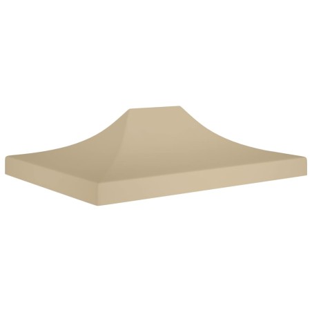 vidaXL Partyzelt-Dach 4x3 m Beige 270 g/m²