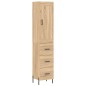 Highboard Sonoma-Eiche 34,5x34x180 cm Holzwerkstoff Highboard Sonoma-Eiche 34,5x34x180 cm Holzwerkstoff