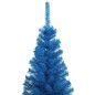Künstlicher Weihnachtsbaum mit Ständer Blau 150 cm PVC Künstlicher Weihnachtsbaum mit Ständer Blau 150 cm PVC