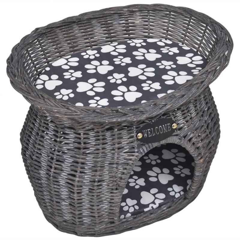 Kuschelhöhle für Katzen Haustiere mit Kissen Weide Kuschelhöhle für Katzen Haustiere mit Kissen Weide
