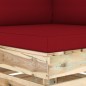 2-Sitzer Outdoor-Sofa mit Kissen Grün Imprägniertes Holz 2-Sitzer Outdoor-Sofa mit Kissen Grün Imprägniertes Holz