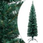 Schlanker Künstlicher Weihnachtsbaum mit Ständer Grün 150cm PVC Schlanker Künstlicher Weihnachtsbaum mit Ständer Grün 150cm PVC