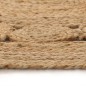 Teppich Flechtmuster Jute 90 cm Rund Teppich Flechtmuster Jute 90 cm Rund