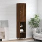 vidaXL Highboard Braun Eichen-Optik 34,5x34x180 cm Holzwerkstoff vidaXL Highboard Braun Eichen-Optik 34,5x34x180 cm Holzwerkstoff