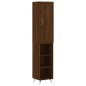 vidaXL Highboard Braun Eichen-Optik 34,5x34x180 cm Holzwerkstoff vidaXL Highboard Braun Eichen-Optik 34,5x34x180 cm Holzwerkstoff