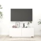 vidaXL TV-Schrank Hochglanz-Weiß 100x35x40 cm Holzwerkstoff vidaXL TV-Schrank Hochglanz-Weiß 100x35x40 cm Holzwerkstoff