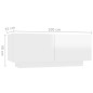 vidaXL TV-Schrank Hochglanz-Weiß 100x35x40 cm Holzwerkstoff vidaXL TV-Schrank Hochglanz-Weiß 100x35x40 cm Holzwerkstoff
