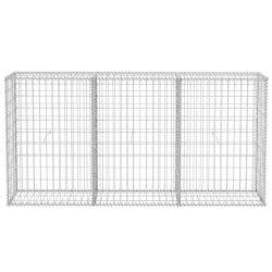 vidaXL Gabionenkorb Stahl 200×30×100 cm