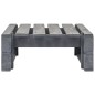 Outdoor-Ottomane Paletten Holz Grau Outdoor-Ottomane Paletten Holz Grau