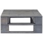 Outdoor-Ottomane Paletten Holz Grau Outdoor-Ottomane Paletten Holz Grau