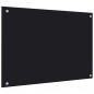 vidaXL Küchenrückwand Schwarz 70x50 cm Hartglas vidaXL Küchenrückwand Schwarz 70x50 cm Hartglas