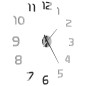 3D-Wanduhr Modernes Design 100 cm XXL Silbern 3D-Wanduhr Modernes Design 100 cm XXL Silbern