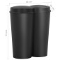 Duo Mülleimer Schwarz 50 L Duo Mülleimer Schwarz 50 L