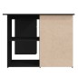 vidaXL Eckschreibtisch Schwarz 145x100x76 cm Holzwerkstoff vidaXL Eckschreibtisch Schwarz 145x100x76 cm Holzwerkstoff