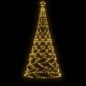 LED-Weihnachtsbaum mit Metallstange 500 LEDs Warmweiß 3 m LED-Weihnachtsbaum mit Metallstange 500 LEDs Warmweiß 3 m