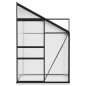vidaXL Anlehngewächshaus Anthrazit Aluminium 2,7 m³ vidaXL Anlehngewächshaus Anthrazit Aluminium 2,7 m³