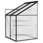 vidaXL Anlehngewächshaus Anthrazit Aluminium 2,7 m³ vidaXL Anlehngewächshaus Anthrazit Aluminium 2,7 m³