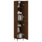 vidaXL Highboard Braun Eichen-Optik 34,5x34x180 cm Holzwerkstoff vidaXL Highboard Braun Eichen-Optik 34,5x34x180 cm Holzwerkstoff