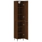vidaXL Highboard Braun Eichen-Optik 34,5x34x180 cm Holzwerkstoff vidaXL Highboard Braun Eichen-Optik 34,5x34x180 cm Holzwerkstoff