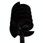 Bohrer mit Griff 180 mm Doppelspirale Schwarz Bohrer mit Griff 180 mm Doppelspirale Schwarz
