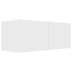 vidaXL TV-Schrank Weiß 80x30x30 cm Holzwerkstoff