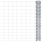 Gartenzaun Verzinkter Stahl 50x1,25 m Silbern Gartenzaun Verzinkter Stahl 50x1,25 m Silbern