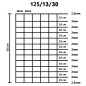 Gartenzaun Verzinkter Stahl 50x1,25 m Silbern Gartenzaun Verzinkter Stahl 50x1,25 m Silbern