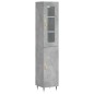 Highboard Betongrau 34,5x34x180 cm Holzwerkstoff Highboard Betongrau 34,5x34x180 cm Holzwerkstoff