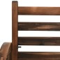 vidaXL Gartenbank 112 cm Massivholz Tanne vidaXL Gartenbank 112 cm Massivholz Tanne