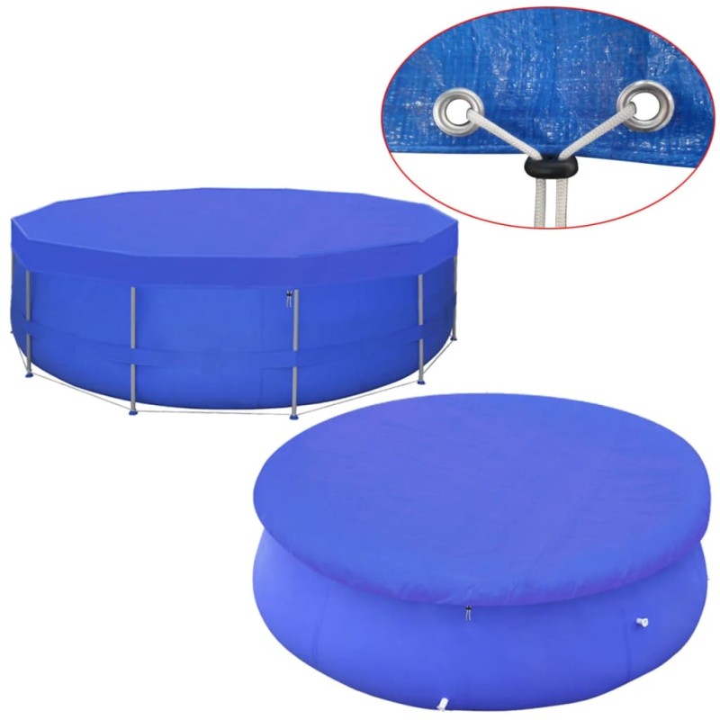 Poolabdeckung PE Rund 460 cm 90 g/m² Poolabdeckung PE Rund 460 cm 90 g/m²